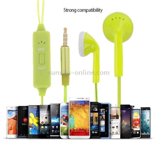 In-ear 3.5mm Universal Stereo Wired Light Glow Headset with Mic, Support Hands-free Call for iPhone 6 & 6 Plus, iPhone 6S & 6S Plus, Galaxy S6 / S6 edge / S6 edge+ / Note 5, HTC, Sony(Green) In-ear 3.5mm Universal Stereo Wired Light Glow Headset with Mic, Support Hands-free Call for iPhone 6 & 6 Plus, iPhone 6S & 6S Plus, Galaxy S6 / S6 edge / S6 edge+ / Note 5, HTC, Sony(Green)