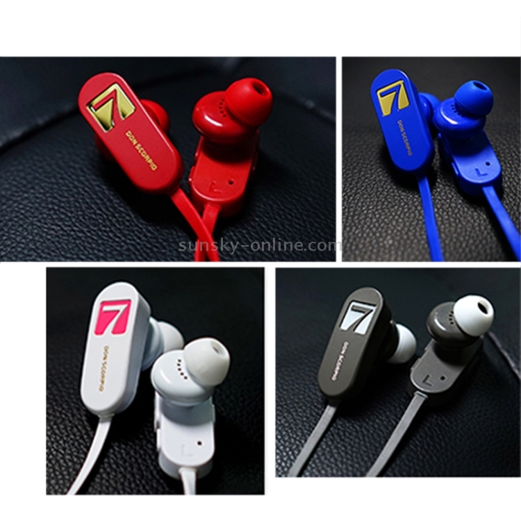 7 DON SCORPIO SMUSHROOM Bluetooth Stereo Sport Earphone with Microphone, Support Hands-free & Music for iPhone 6 & 6 Plus, iPhone 6S & 6S Plus, Galaxy S6 / S6 edge / S6 edge+ / Note 5, HTC, Sony(White)