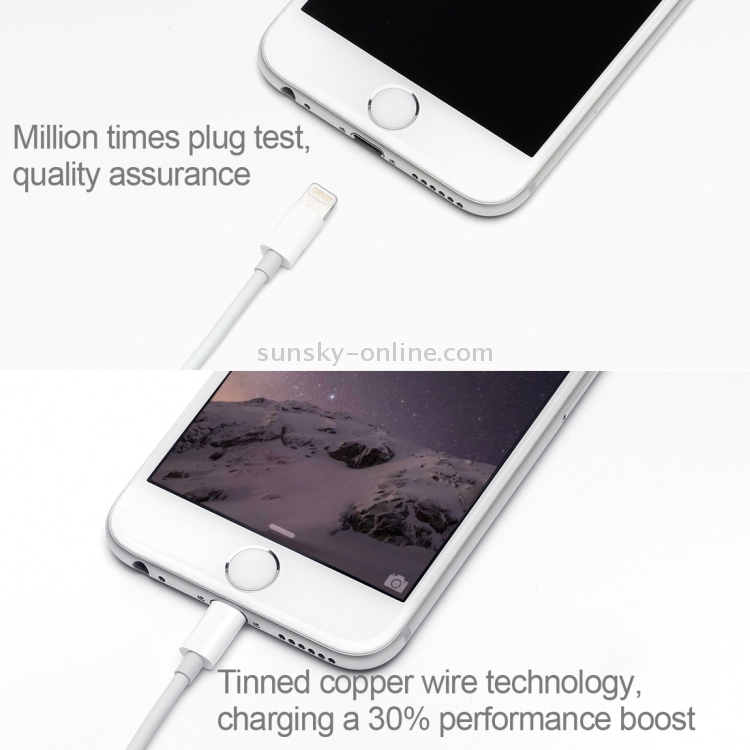 Original Xiaomi Mi TopTurbo 1m MFI 8 Pin USB Data Sync Charging Cable