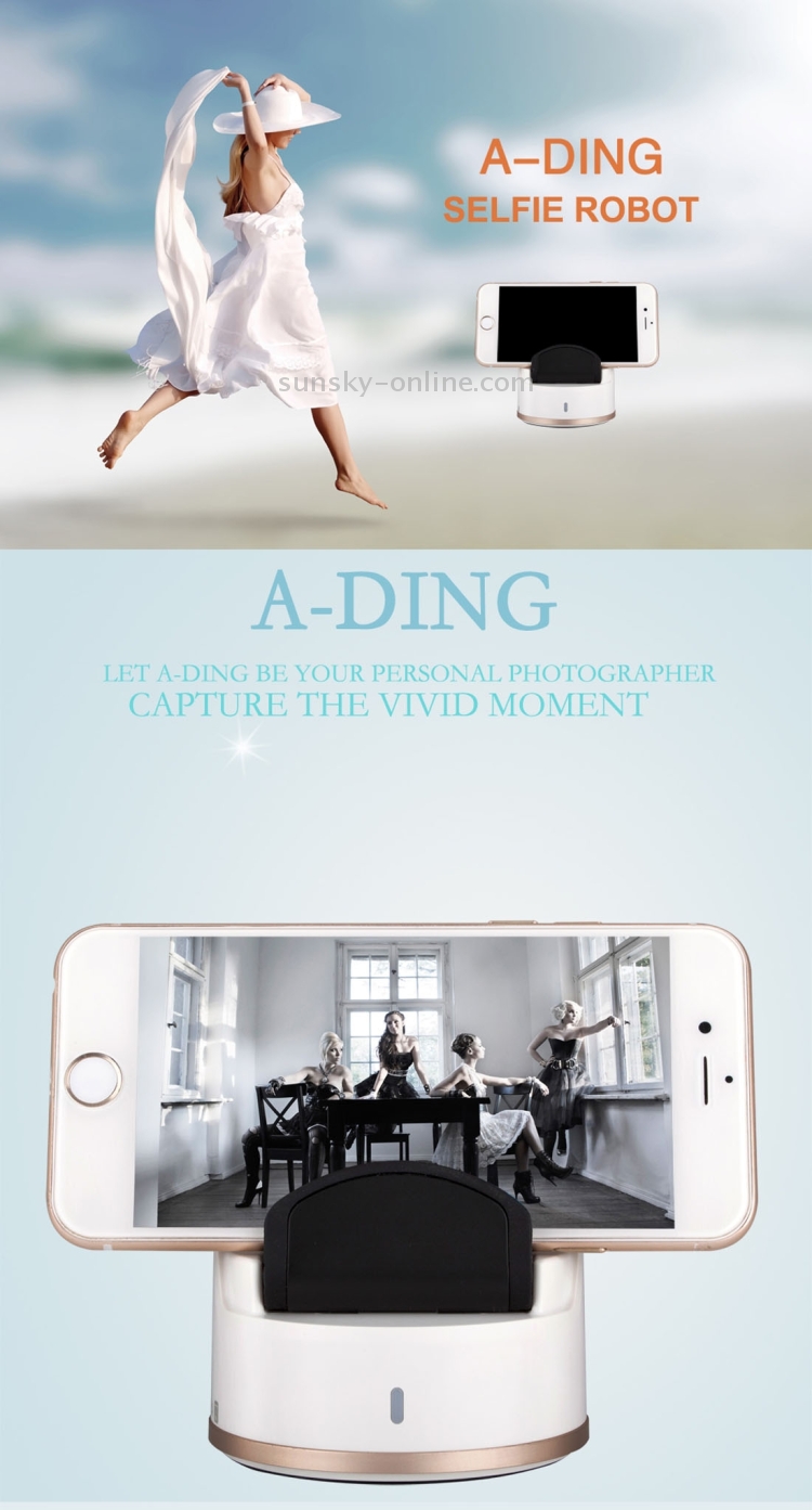 A-Ding Smart Wireless Remote Shutter Self-timer Selfie Robot for Android iOS Phone(Pink) A-Ding Smart Wireless Remote Shutter Self-timer Selfie Robot for Android iOS Phone(Pink)