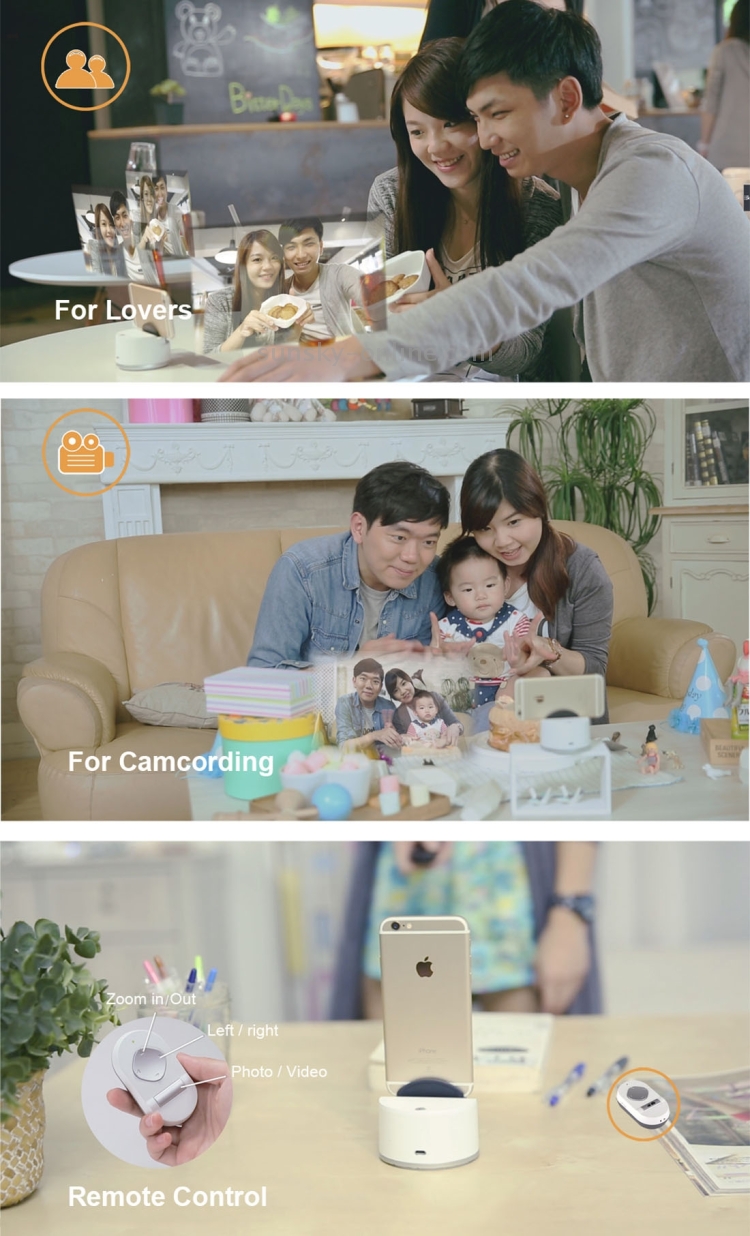 A-Ding Smart Wireless Remote Shutter Self-timer Selfie Robot for Android iOS Phone(Pink) A-Ding Smart Wireless Remote Shutter Self-timer Selfie Robot for Android iOS Phone(Pink)