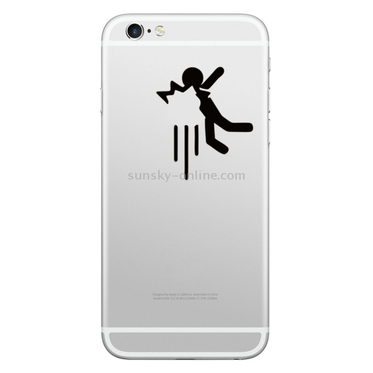Hat-Prince Apple Hit the Person Pattern Removable Decorative Skin Sticker for iPhone 8 & 8 Plus,iPhone 7 & 7 Plus , iPhone 6s & 6s Plus, iPhone 6 & 6 Plus Hat-Prince Apple Hit the Person Pattern Removable Decorative Skin Sticker for iPhone 8 & 8 Plus,iPhone 7 & 7 Plus , iPhone 6s & 6s Plus, iPhone 6 & 6 Plus