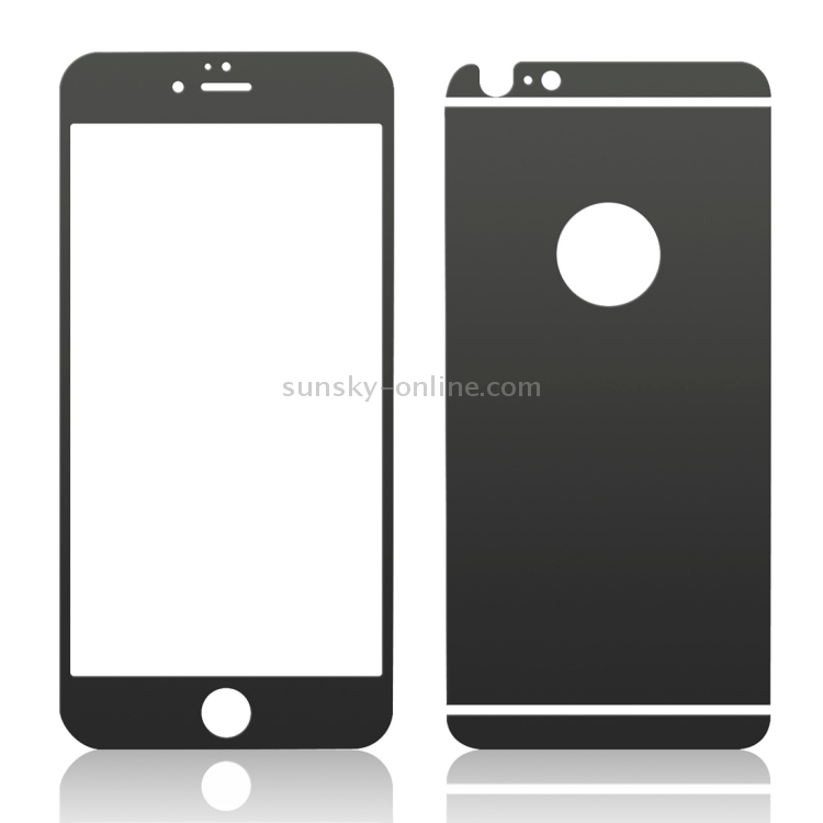 0.3mm Ultra-thin Plating Full Screen Front + Back Color Mirror Tempered Glass Screen Protector for iPhone 6 Plus & 6s Plus(Black) 0.3mm Ultra-thin Plating Full Screen Front + Back Color Mirror Tempered Glass Screen Protector for iPhone 6 Plus & 6s Plus(Black)