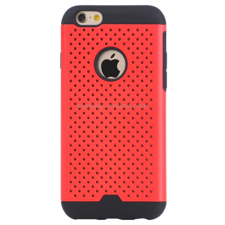 ShatterResistant Tough Armor Meshy Combination Case for iPhone 6 Plus