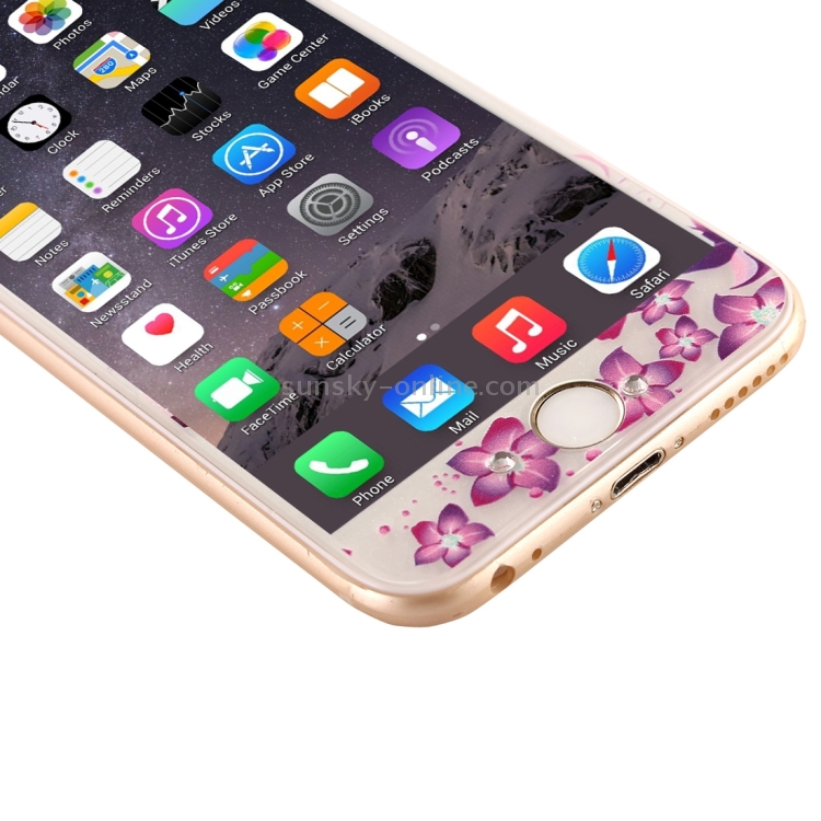 3D Colorized Relief Pattern Diamond Encrusted 0.26mm 9H+ Surface Hardness 3D Curved Surface Full Screen Front and Back Explosion-proof Tempered Glass Film for iPhone 6 Plus & 6s Plus 3D Colorized Relief Pattern Diamond Encrusted 0.26mm 9H+ Surface Hardness 3D Curved Surface Full Screen Front and Back Explosion-proof Tempered Glass Film for iPhone 6 Plus & 6s Plus