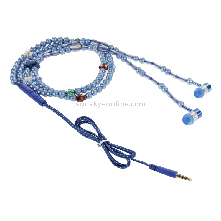 Multicolour Stars Beads Style In-ear Stereo Necklace Headphone with Micphone for iPhone 6 & 6 Plus, iPhone 6S & 6S Plus, Galaxy S6 / S6 edge / S6 edge+ / Note 5, HTC, Sony(Blue) Multicolour Stars Beads Style In-ear Stereo Necklace Headphone with Micphone for iPhone 6 & 6 Plus, iPhone 6S & 6S Plus, Galaxy S6 / S6 edge / S6 edge+ / Note 5, HTC, Sony(Blue)