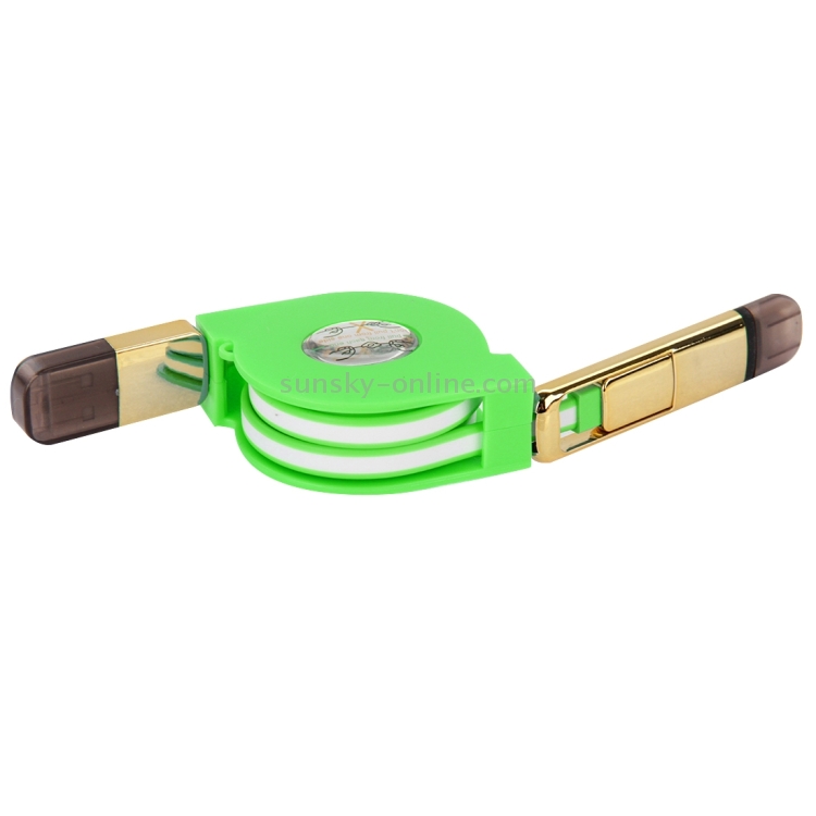 90cm Portable 8 Pin + Micro USB 2.0 Male to USB Sync Data / Charger Cable 90cm Portable 8 Pin + Micro USB 2.0 Male to USB Sync Data / Charger Cable