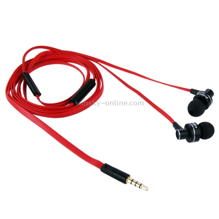 Kanen iP-808 3.5mm Plug Noodle Wire Style In-ear Stereo Earphone with Microphone for iPhone 6 & 6 Plus, iPhone 5 & 5S & 5C, Galaxy, Other Phones(Red) Kanen iP-808 3.5mm Plug Noodle Wire Style In-ear Stereo Earphone with Microphone for iPhone 6 & 6 Plus, iPhone 5 & 5S & 5C, Galaxy, Other Phones(Red)