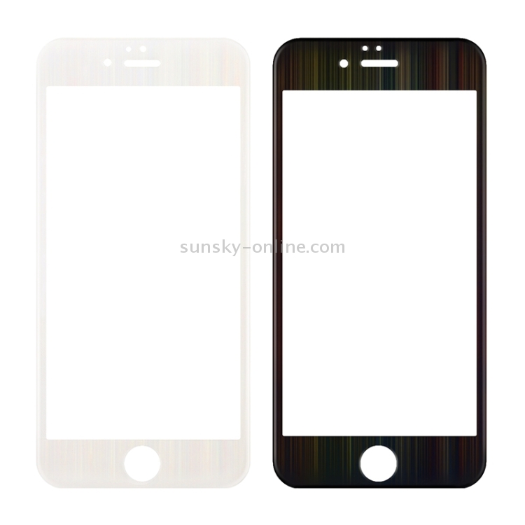 0.3mm Explosion-proof Tempered Glass Screen Film With Soft Wire Drawing Laser Carbon Fibre Edge for iPhone 6 Plus & 6s Plus(White) 0.3mm Explosion-proof Tempered Glass Screen Film With Soft Wire Drawing Laser Carbon Fibre Edge for iPhone 6 Plus & 6s Plus(White)