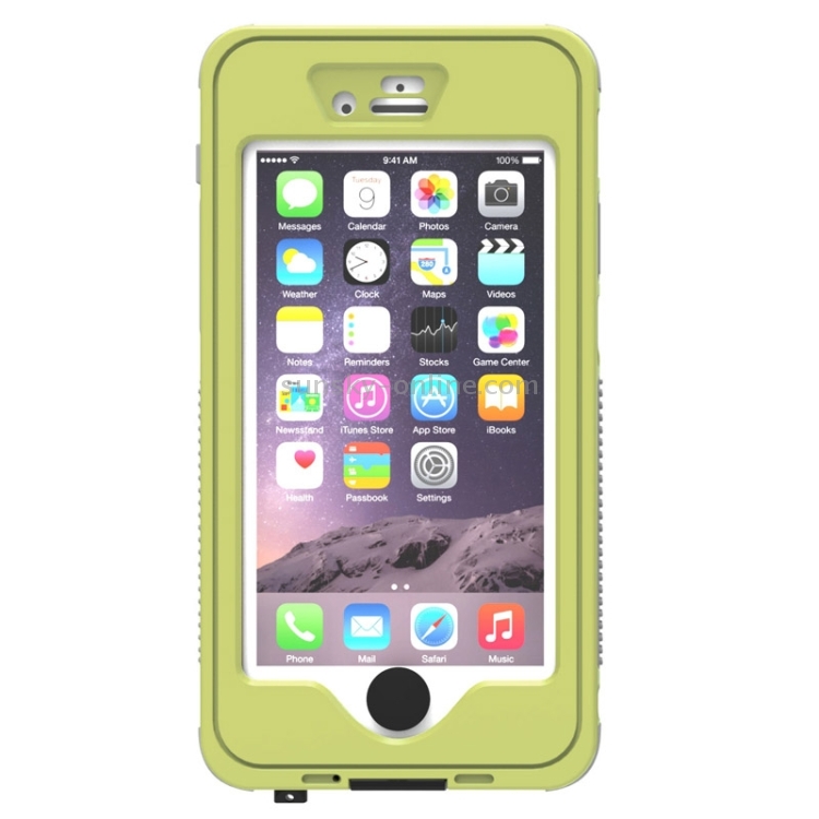 Waterproof Dustproof Shockproof Crushproof Noctilucent Protective Case with Holder for iPhone 6 & 6S(Yellow) Waterproof Dustproof Shockproof Crushproof Noctilucent Protective Case with Holder for iPhone 6 & 6S(Yellow)