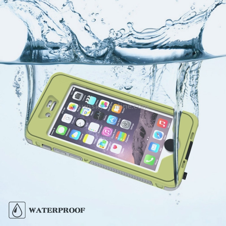 Waterproof Dustproof Shockproof Crushproof Noctilucent Protective Case with Holder for iPhone 6 & 6S(Yellow) Waterproof Dustproof Shockproof Crushproof Noctilucent Protective Case with Holder for iPhone 6 & 6S(Yellow)