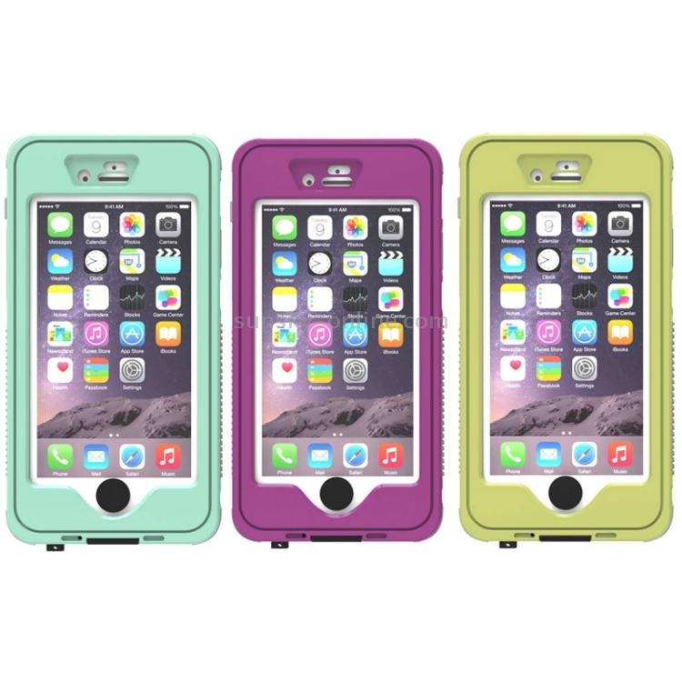 Waterproof Dustproof Shockproof Crushproof Noctilucent Protective Case with Holder for iPhone 6 & 6S(Yellow) Waterproof Dustproof Shockproof Crushproof Noctilucent Protective Case with Holder for iPhone 6 & 6S(Yellow)