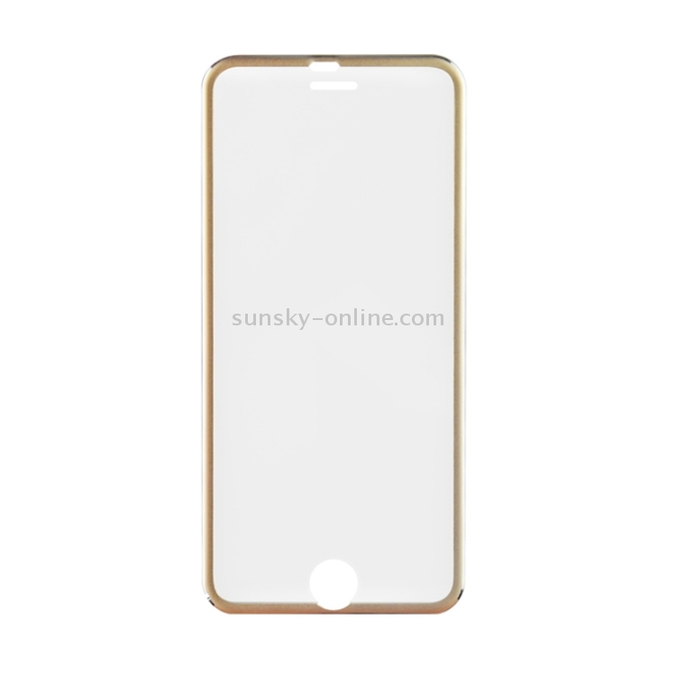 Titanium Alloy Metal Tempered Glass Film for iPhone 6/7/8(Gold) Titanium Alloy Metal Tempered Glass Film for iPhone 6/7/8(Gold)