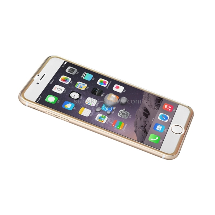 Titanium Alloy Metal Tempered Glass Film for iPhone 6/7/8(Gold) Titanium Alloy Metal Tempered Glass Film for iPhone 6/7/8(Gold)