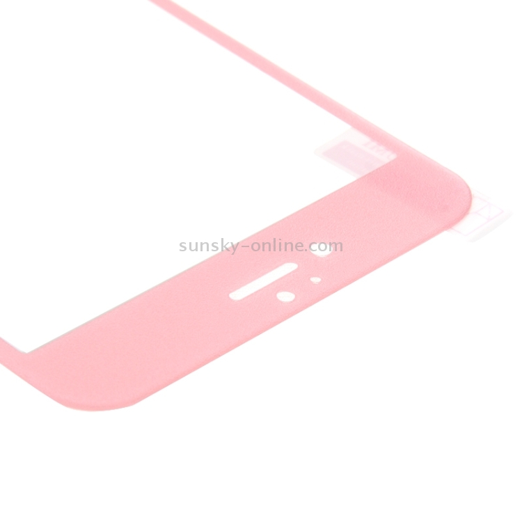 0.26mm 9H+ Surface Hardness 2.5D Curved Surface Full Screen Cover Explosion-proof Tempered Glass Film for iPhone 6s(Pink)