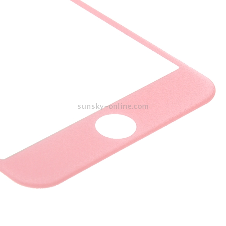 0.26mm 9H+ Surface Hardness 2.5D Curved Surface Full Screen Cover Explosion-proof Tempered Glass Film for iPhone 6s(Pink)