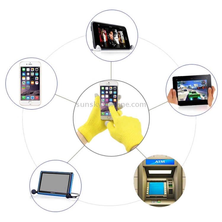 Three Fingers Touch Screen Winter Warm Touch Gloves, Size: 21*13cm Three Fingers Touch Screen Winter Warm Touch Gloves, Size: 21*13cm
