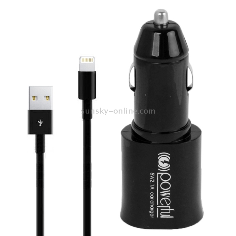 5V 2.1A Dual USB Car Charger for iPad 4 / iPad mini 1 / 2 / 3 / iPhone 5 (Black) 5V 2.1A Dual USB Car Charger for iPad 4 / iPad mini 1 / 2 / 3 / iPhone 5 (Black)