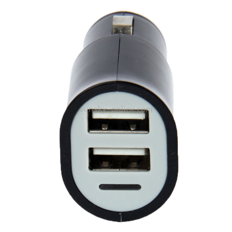 5V 2.1A Dual USB Car Charger for iPad 4 / iPad mini 1 / 2 / 3 / iPhone 5 (Black) 5V 2.1A Dual USB Car Charger for iPad 4 / iPad mini 1 / 2 / 3 / iPhone 5 (Black)