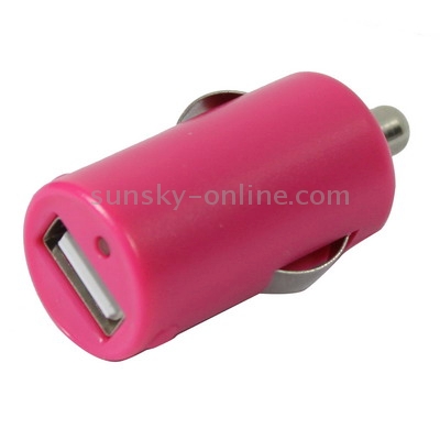 Micro Auto USB in Car Charger for iPad 2 & iPad, iPhone, Mobile, Zune, Output: 5V/2.1A(Pink) Micro Auto USB in Car Charger for iPad 2 & iPad, iPhone, Mobile, Zune, Output: 5V/2.1A(Pink)