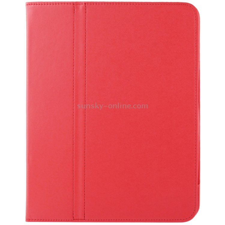 2-folding High Quality Leather Case with Holder for iPad(Red) 2-folding High Quality Leather Case with Holder for iPad(Red)