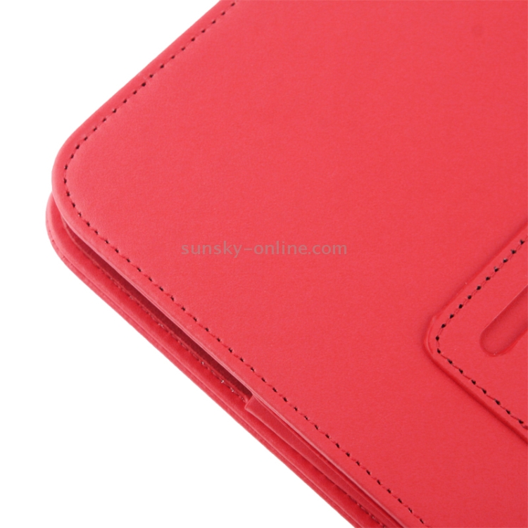 2-folding High Quality Leather Case with Holder for iPad(Red) 2-folding High Quality Leather Case with Holder for iPad(Red)