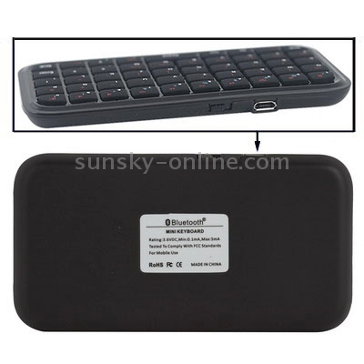 Mini Bluetooth Keyboard for iPad/iPhone, Windows Mobile, PC(Black) Mini Bluetooth Keyboard for iPad/iPhone, Windows Mobile, PC(Black)