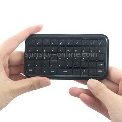 Mini Bluetooth Keyboard for iPad/iPhone, Windows Mobile, PC(Black) Mini Bluetooth Keyboard for iPad/iPhone, Windows Mobile, PC(Black)