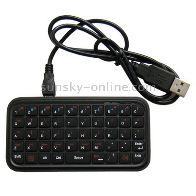 Mini Bluetooth Keyboard for iPad/iPhone, Windows Mobile, PC(Black) Mini Bluetooth Keyboard for iPad/iPhone, Windows Mobile, PC(Black)