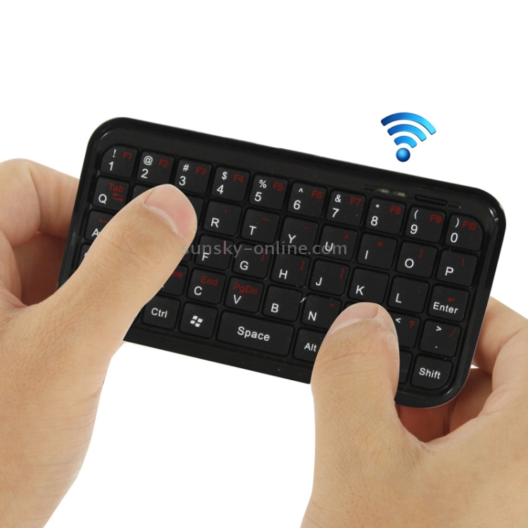 Mini Bluetooth Keyboard for New iPad / iPad mini 1 / 2 / 3 / iPad / iPhone 5 & 5S / Smart Phone / Laptop, Size: 115mm x 60.5mm(Black) Mini Bluetooth Keyboard for New iPad / iPad mini 1 / 2 / 3 / iPad / iPhone 5 & 5S / Smart Phone / Laptop, Size: 115mm x 60.5mm(Black)