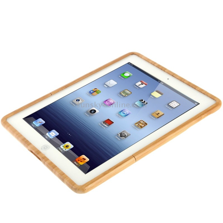 Woodcarving Tree Pattern Detachable Bamboo Material Case for iPad 2 Woodcarving Tree Pattern Detachable Bamboo Material Case for iPad 2