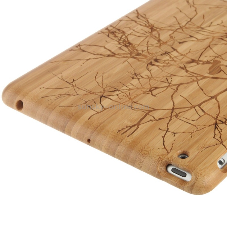 Woodcarving Tree Pattern Detachable Bamboo Material Case for iPad 2 Woodcarving Tree Pattern Detachable Bamboo Material Case for iPad 2