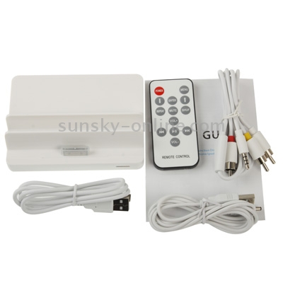 All in One Charger Dock for New iPad (iPad 3) / iPad 2 / iPad / iPhone / iPod with Remote Control (Charger + HDMI + USB HUB + AV OUT + Sync)(White) All in One Charger Dock for New iPad (iPad 3) / iPad 2 / iPad / iPhone / iPod with Remote Control (Charger + HDMI + USB HUB + AV OUT + Sync)(White)