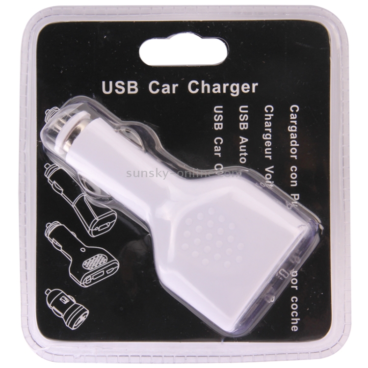 4 USB Car Charger for New iPad (iPad 3) / iPad Air 2 / Air / 4 / 2 / iPad / iPhone 6 & 6 Plus & 5C & 5S & 4 & 4S / 3GS / iPod / PDA / PS Vita / Galaxy Tab(White) 4 USB Car Charger for New iPad (iPad 3) / iPad Air 2 / Air / 4 / 2 / iPad / iPhone 6 & 6 Plus & 5C & 5S & 4 & 4S / 3GS / iPod / PDA / PS Vita / Galaxy Tab(White)