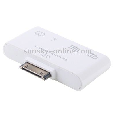 Camera Connection Kit for iPad 2 / iPad / iPhone 4 & 4S / iPhone 3GS / iPod Touch (HDMI, USB, Mini 5-pin USB, AV Interface)(White)