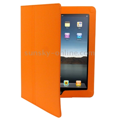 High Quality Leather Case with Holder for iPad 2(Orange) High Quality Leather Case with Holder for iPad 2(Orange)