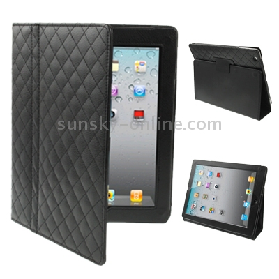 Leather Case with Holder for iPad 2 ,Size:24.7x19.5x1.8cm (Black) Leather Case with Holder for iPad 2 ,Size:24.7x19.5x1.8cm (Black)