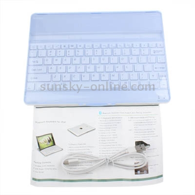 Mobile Bluetooth 3.0 Flip Keyboard with Holder for iPad 2(Baby Blue) Mobile Bluetooth 3.0 Flip Keyboard with Holder for iPad 2(Baby Blue)