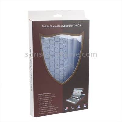 Mobile Bluetooth 3.0 Flip Keyboard with Holder for iPad 2(Baby Blue) Mobile Bluetooth 3.0 Flip Keyboard with Holder for iPad 2(Baby Blue)