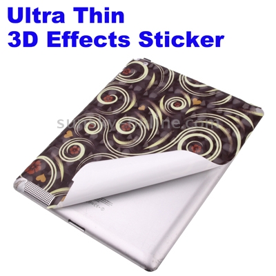 Ultra Thin 3D Effects Sticker for iPad 2 Ultra Thin 3D Effects Sticker for iPad 2