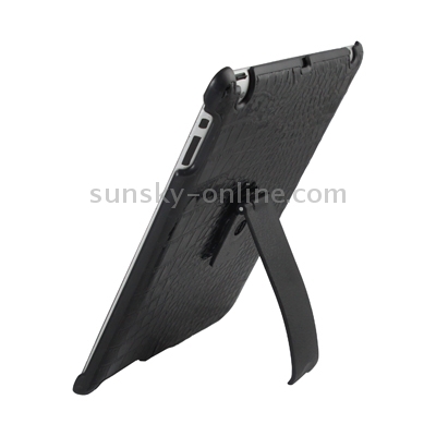 2 in 1 (Crocodile Skin Style Plastic Case / 360 Degree Rotation Holder) for iPad 2, Black 2 in 1 (Crocodile Skin Style Plastic Case / 360 Degree Rotation Holder) for iPad 2, Black