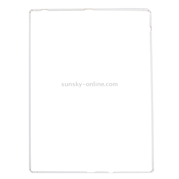 Marco de LCD Carcasa frontal Marco de bisel con adhesivo adhesivo para iPad 2 (Blanco) - 1
