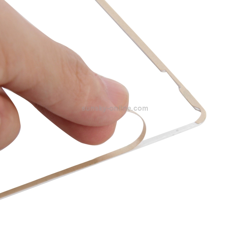 Marco de LCD Carcasa frontal Marco de bisel con adhesivo adhesivo para iPad 2 (Blanco) - 3