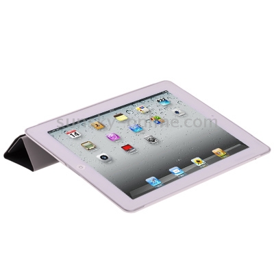 Two-tone 4-fold Smart Cover for iPad 4 / New iPad (iPad 3) / iPad 2, with Sleep/ Wake-up Function (Black) Two-tone 4-fold Smart Cover for iPad 4 / New iPad (iPad 3) / iPad 2, with Sleep/ Wake-up Function (Black)