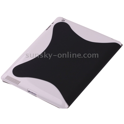 Two-tone 4-fold Smart Cover for iPad 4 / New iPad (iPad 3) / iPad 2, with Sleep/ Wake-up Function (Black) Two-tone 4-fold Smart Cover for iPad 4 / New iPad (iPad 3) / iPad 2, with Sleep/ Wake-up Function (Black)