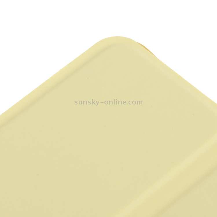 3 in 1 Smart Cover + Frosted Crystal Case +  Holder for iPad 4 / New iPad (iPad 3) / iPad 2(Yellow)