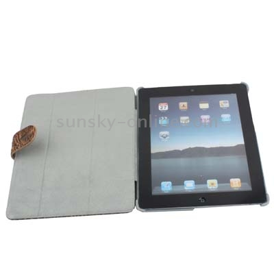 Genuine Leather Case with Sleep / Wake-up Function & Holder + LCD Screen Protector for iPad 2 Genuine Leather Case with Sleep / Wake-up Function & Holder + LCD Screen Protector for iPad 2