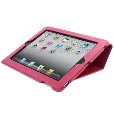 High Quality Bracket Leather Case with Hibernation Function for iPad 2 (Red) High Quality Bracket Leather Case with Hibernation Function for iPad 2 (Red)