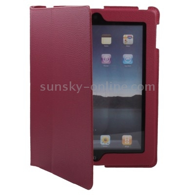 High Quality Bracket Leather Case with Hibernation Function for iPad 2 (Red) High Quality Bracket Leather Case with Hibernation Function for iPad 2 (Red)