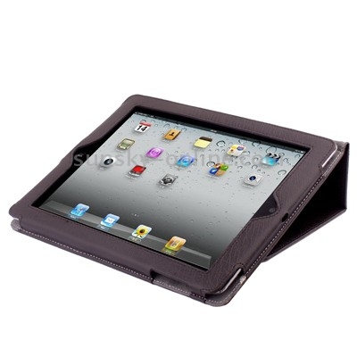 High Quality Bracket Leather Case with Hibernation Function for iPad 2 (Black) High Quality Bracket Leather Case with Hibernation Function for iPad 2 (Black)